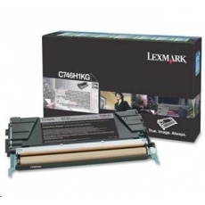 LEXMARK toner C746, C748 Black High Yield Return Program Toner Cartridge LEXMARK toner C746, C748 Black High Yield Return Program Toner Cartridge