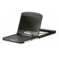 ATEN ultra short console, 18.5" LED LCD, rack 19", klávesnice, touchpad, HDMI/USB ATEN ultra short console, 18.5" LED LCD, rack 19", klávesnice, touchpad, HDMI/USB