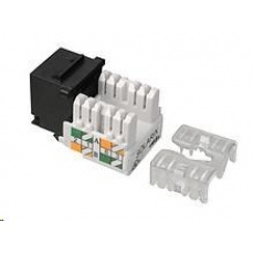 Solarix Zařezávací keystone CAT5E UTP RJ45 černý svorkovnice 90° SXKJ-5E-UTP-BK-90 Solarix Zařezávací keystone CAT5E UTP RJ45 černý svorkovnice 90° SXKJ-5E-UTP-BK-90