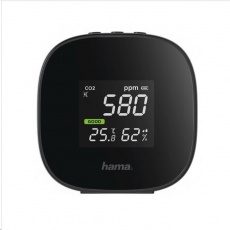 Hama Safe, přístroj pro měření kvality vzduchu (CO2, teploty a vlhkosti vzduchu) Hama Safe, přístroj pro měření kvality vzduchu (CO2, teploty a vlhkosti vzduchu)