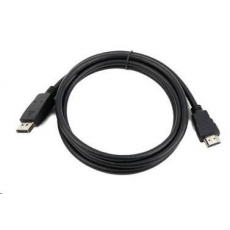 GEMBIRD Kabel propojovací DisplayPort - HDMI 1m (M/M) GEMBIRD Kabel propojovací DisplayPort - HDMI 1m (M/M)