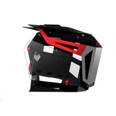 Fortron skříň T-Wings CMT710 Red, Dual System, průhledná bočnice Fortron skříň T-Wings CMT710 Red, Dual System, průhledná bočnice