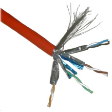 PLANET Elite kabel FTP, drát, Cat 6a, 4pár, 600MHz, LS0H, stíněný každý pár, oranžový, Dca, balení 500m PLANET Elite kabel FTP, drát, Cat 6a, 4pár, 600MHz, LS0H, stíněný každý pár, oranžový, Dca, balení 500m