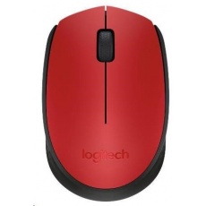 Logitech Wireless Mouse M171, red