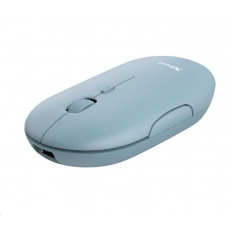 TRUST myš PUCK, bezdrátová, USB, modrá, bluetooth TRUST myš PUCK, bezdrátová, USB, modrá, bluetooth