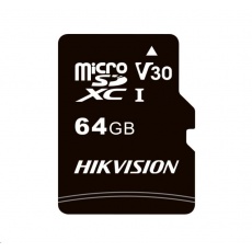 HIKVISION MicroSDXC karta 64GB C1 (R:92MB/s, W:30MB/s) + adapter HIKVISION MicroSDXC karta 64GB C1 (R:92MB/s, W:30MB/s) + adapter