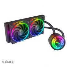 BAZAR - AKASA chladič CPU SOHO 240 Dusk Edition, Dual radiator liquid CPU cooler ARGB LED, Black - Poškozený obal (Kompl BAZAR - AKASA chladič CPU SOHO 240 Dusk Edition, Dual radiator liquid CPU cooler ARGB LED, Black - Poškozený obal (Kompl