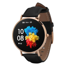 Garett Smartwatch Verona zlatá, černý řemínek Garett Smartwatch Verona zlatá, černý řemínek