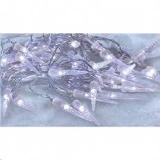 Solight LED venkovní rampouchy, 50LED, časovač, 8 funkcí, IP44, 3xAA baterie Solight LED venkovní rampouchy, 50LED, časovač, 8 funkcí, IP44, 3xAA baterie