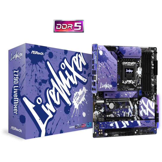 BAZAR - ASRock MB Sc LGA1700 Z790 LIVEMIXER, Intel Z790, 4xDDR5, 1xDP, 1xHDMI - Po opravě (Komplet)