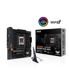 ASUS MB Sc AM5 TUF GAMING B650M-PLUS WIFI, AMD B650, 4xDDR5, 1xDP, 1xHDMI, WI-FI, mATX ASUS MB Sc AM5 TUF GAMING B650M-PLUS WIFI, AMD B650, 4xDDR5, 1xDP, 1xHDMI, WI-FI, mATX