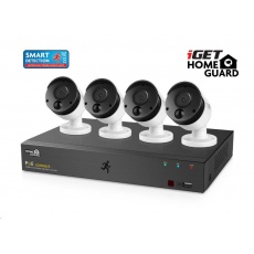 iGET HOMEGUARD HGNVK85304 Kamerový PoE systém se SMART detekcí pohybu, 8-kanálový FullHD NVR + 4x FullHD venkovní kamera iGET HOMEGUARD HGNVK85304 Kamerový PoE systém se SMART detekcí pohybu, 8-kanálový FullHD NVR + 4x FullHD venkovní kamera