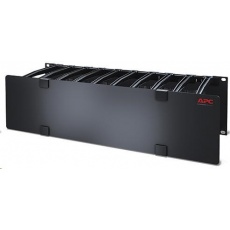 APC 3U Horizontal Cable Manager, 6" Fingers top and bottom APC 3U Horizontal Cable Manager, 6" Fingers top and bottom