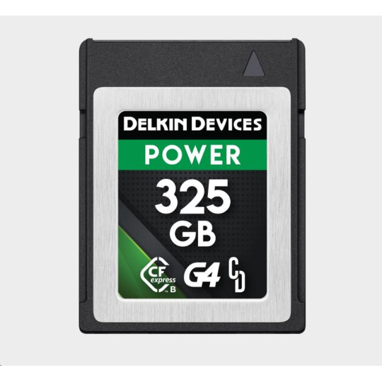 Delkin CFexpress Power R1780/W1700 (G4) 325GB Delkin CFexpress Power R1780/W1700 (G4) 325GB