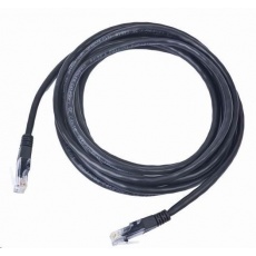 GEMBIRD kabel patchcord Cat5e UTP 0,5m, černý GEMBIRD kabel patchcord Cat5e UTP 0,5m, černý