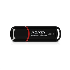 ADATA Flash Disk 256GB UV150, USB 3.1 Dash Drive (R:90/W:20 MB/s) černá ADATA Flash Disk 256GB UV150, USB 3.1 Dash Drive (R:90/W:20 MB/s) černá