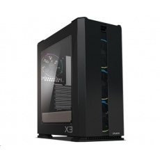 ZALMAN skříň X3 Black, ATX bez zdroje, aRGB ZALMAN skříň X3 Black, ATX bez zdroje, aRGB