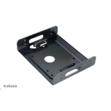 AKASA montážní kit pro 2,5" nebo 3,5" HDD do 5,25" pozice, 2ks v balení, černý AKASA montážní kit pro 2,5" nebo 3,5" HDD do 5,25" pozice, 2ks v balení, černý