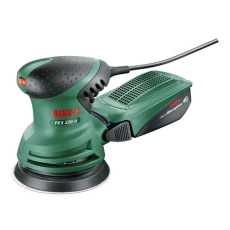 BOSCH PEX 220 A, excentrická bruska, 220 W, talíř 125 mm, 24.000 kmitů/min BOSCH PEX 220 A, excentrická bruska, 220 W, talíř 125 mm, 24.000 kmitů/min