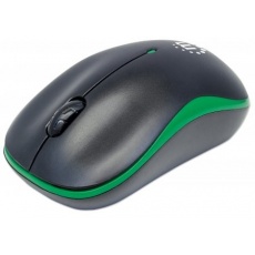 MANHATTAN Myš Success, USB optická, 1000 dpi, černo-zelená MANHATTAN Myš Success, USB optická, 1000 dpi, černo-zelená