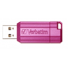 VERBATIM Flash Disk 16GB Hi-Speed Store 'n' Go, Pinstripe, USB 2.0, Hot růžová VERBATIM Flash Disk 16GB Hi-Speed Store 'n' Go, Pinstripe, USB 2.0, Hot růžová