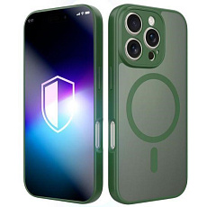 3mk ochranný kryt Misty MagCase Green pro Apple iPhone 16 Pro 3mk ochranný kryt Misty MagCase Green pro Apple iPhone 16 Pro