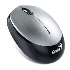 GENIUS myš NX-9000BT/ Bluetooth 4.0/ 1200 dpi/ bezdrátová/ dobíjecí baterie/ stříbrná