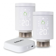 EVOLVEO Heat M30 Starter Pack, 2× chytrá termostatická hlavice na radiátor & centrální jednotka EVOLVEO Heat M30 Starter Pack, 2× chytrá termostatická hlavice na radiátor & centrální jednotka