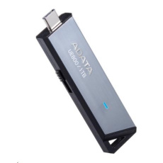 ADATA Flash Disk 128GB UE800, USB 3.2 USB-C, Elite drive, šedá kov černá plast ADATA Flash Disk 128GB UE800, USB 3.2 USB-C, Elite drive, šedá kov černá plast