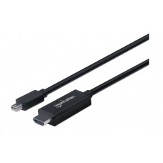 MANHATTAN Kabel Mini DisplayPort na HDMI (1080p), 1.8m, černý MANHATTAN Kabel Mini DisplayPort na HDMI (1080p), 1.8m, černý