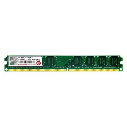 TRANSCEND DIMM DDR2 1GB 667MHz 128Mx8 CL5 JetRam™