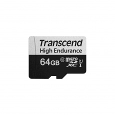 TRANSCEND MicroSDXC karta 64GB 350V, High Endurance TRANSCEND MicroSDXC karta 64GB 350V, High Endurance