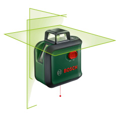 BOSCH AdvancedLevel 360, křížový laser, přenost +- 0,4 mm/m BOSCH AdvancedLevel 360, křížový laser, přenost +- 0,4 mm/m