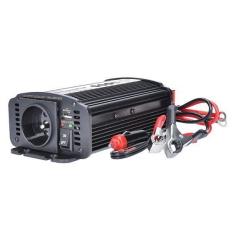 Solight invertor 12V, USB 500mA, kovový, černý, max. zatížení: 300W Solight invertor 12V, USB 500mA, kovový, černý, max. zatížení: 300W