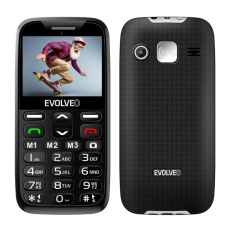 EVOLVEO EasyPhone XR, mobilní telefon pro seniory s nabíjecím stojánkem, černá EVOLVEO EasyPhone XR, mobilní telefon pro seniory s nabíjecím stojánkem, černá