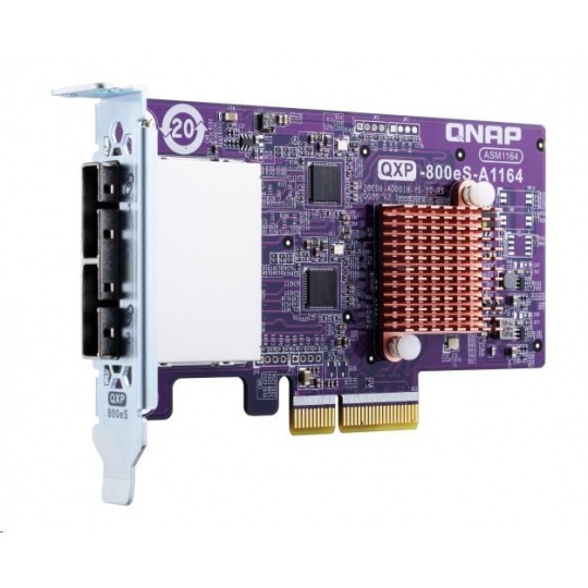 QNAP QXP-800eS Rozšiřující úložná karta SATA 6Gb/s, 2x SFF-8088 (až 8x HDD)