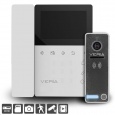 Veria SET Videotelefon  7043B bílý + vstupní stanice  230