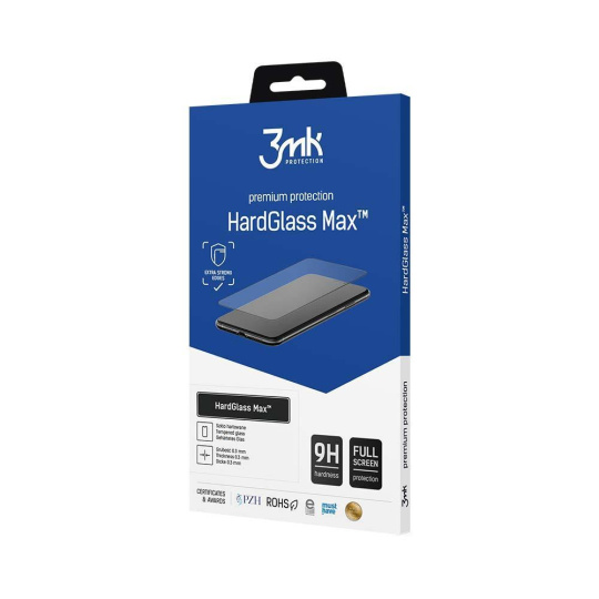 3mk tvrzené sklo HardGlass MAX pro Xiaomi 12 Pro, černá