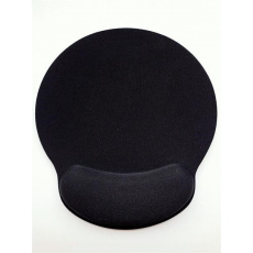 CRONO podložka pod myš, ergonomická, paměťová pěna, černá CRONO podložka pod myš, ergonomická, paměťová pěna, černá