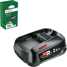 BOSCH PBA 18V 2.5Ah W-B, akumulátor BOSCH PBA 18V 2.5Ah W-B, akumulátor