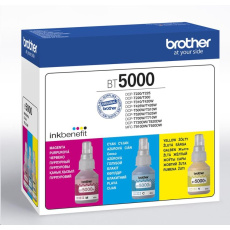 BROTHER INK BT-5000CLVAL cyan+magneta+yellow T300, T310, T500W, T510W, T700W, T710W, T910 cca 5000 BROTHER INK BT-5000CLVAL cyan+magneta+yellow T300, T310, T500W, T510W, T700W, T710W, T910 cca 5000