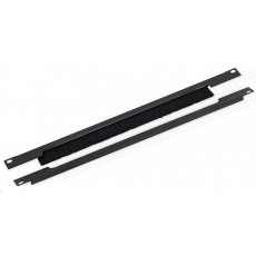 TRITON 19" průchozí panel 1U rozdělený horizontálně, kartáč, otvor 350 x 21 mm, šedý TRITON 19" průchozí panel 1U rozdělený horizontálně, kartáč, otvor 350 x 21 mm, šedý