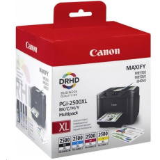 Canon CARTRIDGE PGI-2500XL multipack pro Maxify iB4050, iB4150, MB5050, MB515x, MB5350, MB545x (1295 str.) Canon CARTRIDGE PGI-2500XL multipack pro Maxify iB4050, iB4150, MB5050, MB515x, MB5350, MB545x (1295 str.)