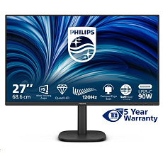 Philips MT 27" 27B2U3601 - 2560x1440,IPS,120Hz,HDMI,DP,USBhub,USB-C,RJ45,Repro,Pivot, posk obal Philips MT 27" 27B2U3601 - 2560x1440,IPS,120Hz,HDMI,DP,USBhub,USB-C,RJ45,Repro,Pivot, posk obal