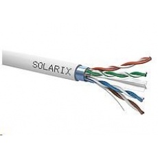 Instalační kabel Solarix FTP, Cat6, drát, PVC, cívka 500m SXKD-6-FTP-PVC Instalační kabel Solarix FTP, Cat6, drát, PVC, cívka 500m SXKD-6-FTP-PVC