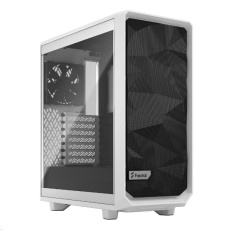 FRACTAL DESIGN skříň Meshify 2 Compact White TG Clear Tint, USB 3.1 Type-C, 2x USB 3.0, bez zdroje, mATX FRACTAL DESIGN skříň Meshify 2 Compact White TG Clear Tint, USB 3.1 Type-C, 2x USB 3.0, bez zdroje, mATX