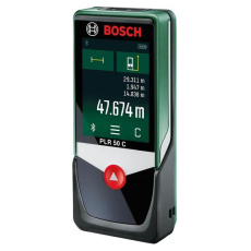 BOSCH PLR 50 C, digitální laserový dálkoměr, rozsah 0,05 – 50,00 m BOSCH PLR 50 C, digitální laserový dálkoměr, rozsah 0,05 – 50,00 m
