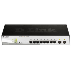 D-Link DGS-1210-10P 10-port Gigabit Smart+ PoE Switch, 8x GbE PoE+, 2x SFP, PoE 65W, fanless D-Link DGS-1210-10P 10-port Gigabit Smart+ PoE Switch, 8x GbE PoE+, 2x SFP, PoE 65W, fanless