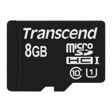 TRANSCEND MicroSDHC karta 8GB Premium, Class 10 UHS-I 300x, bez adaptéru TRANSCEND MicroSDHC karta 8GB Premium, Class 10 UHS-I 300x, bez adaptéru