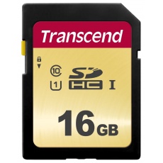 TRANSCEND SDHC karta 16GB 500S, UHS-I U1 (R:95/W:60 MB/s) TRANSCEND SDHC karta 16GB 500S, UHS-I U1 (R:95/W:60 MB/s)